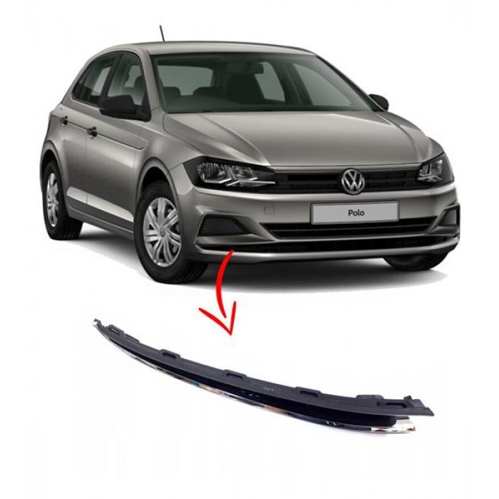 Ön Tampon Süs Çitasi Sağ Kromlu Polo 2018- 2G0853677E 2G0853677E