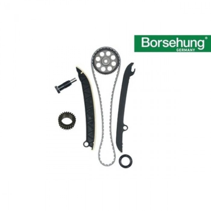 Triger Zincir Seti (6 Parça) 1 Zincir-2 Palet-1 Dişli-1 Golf6 Jetta Polo 1.2Tsi Cbzb Cbza Cbzc (Zincir Geniş Bakla Tip) 03F198229B B1629704