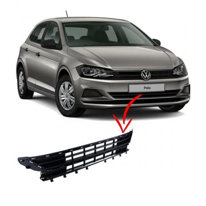 Tampon Orta İzgara (Kromlu) Polo 2018-- 2G0853677M 2G0853677M