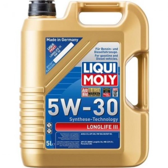 Motor Yaği 5W30 5Lt Sari Longlife İii 5 Litre LONGLİFEIII5W305LT LONGLİFEIII5W305LT LM20822