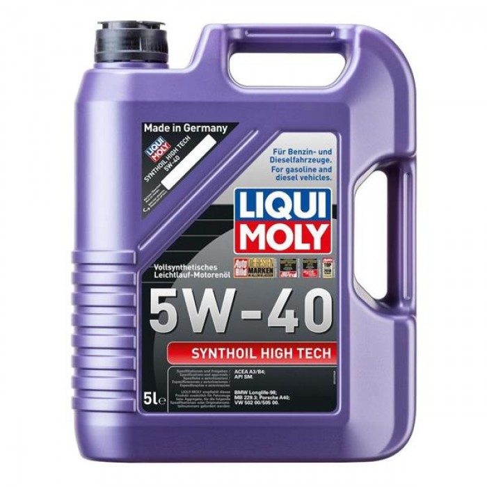 Motor Yağı 5w40 5lt Synthoıl Hıgh Tech 5 Litre