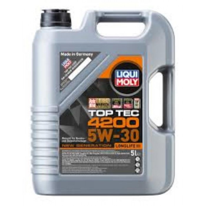 Motor Yaği 5W30 5Lt Toptec4200 New Generation Longlife İii 5 Litre TOPTEC42005W305LT NEW GENERATİON