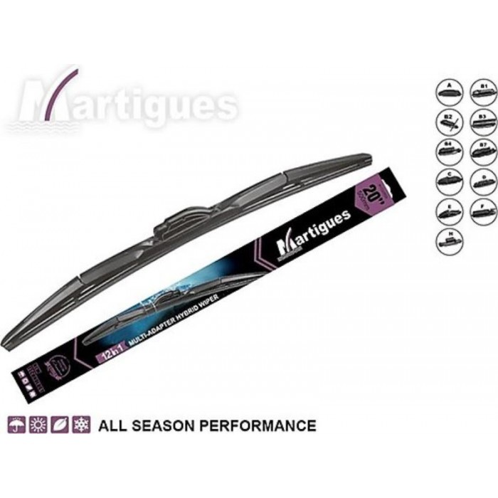 Silecek Hıbrıt 55cm 11 Aparatlı Tüm Araçlar H1022550