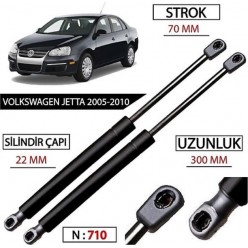 Bagaj Amortisörü Jetta 06-10 1K5827550C 267A7074
