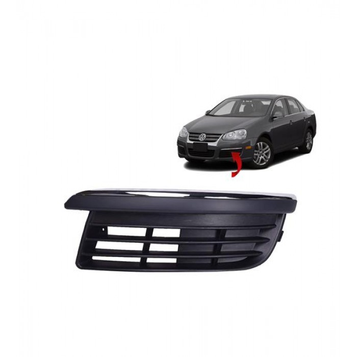 Ön Tampon İzgarasi Sol Sissiz Krom Jetta 06-10 1K0853665F 1K0853665F9B9S1